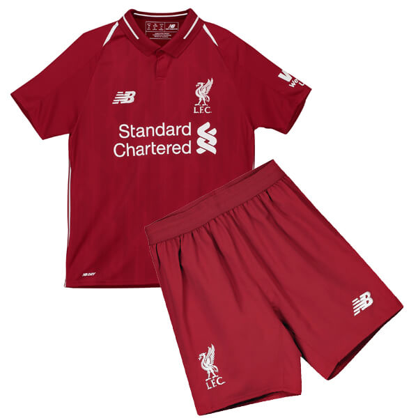 Liverpool Home Kids Football Kit 18/19 - SoccerLord