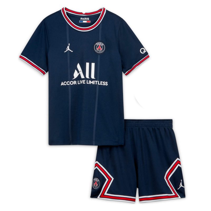 PSG Home Kids Football Kit 21/22 - SoccerLord