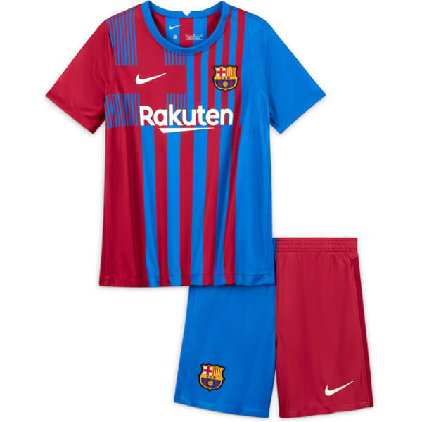 Barcelona Home Kids Football Kit 21/22 