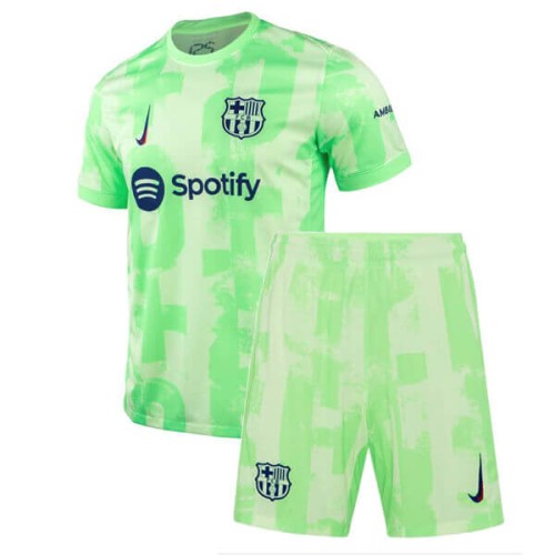 Barcelona Third Kids Football Kit 2425