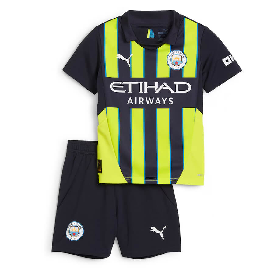 Manchester City Away Kids Football Kit Soccerlord