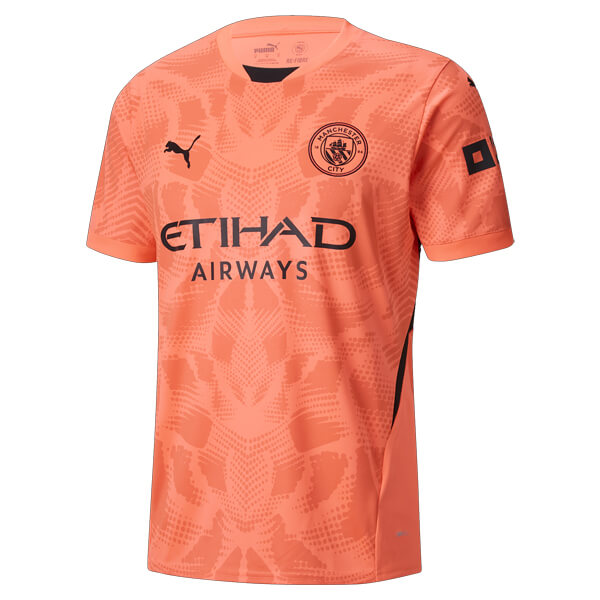 Manchester City Goalkeeper Football Shirt 24 25 - Orange