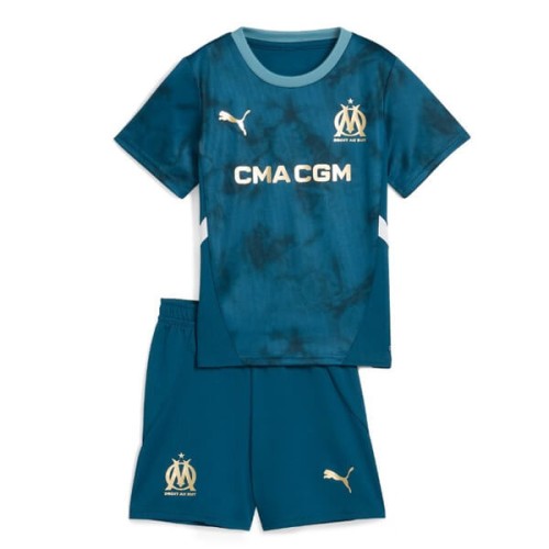 Marseille Away Kids Football Kit 24 25