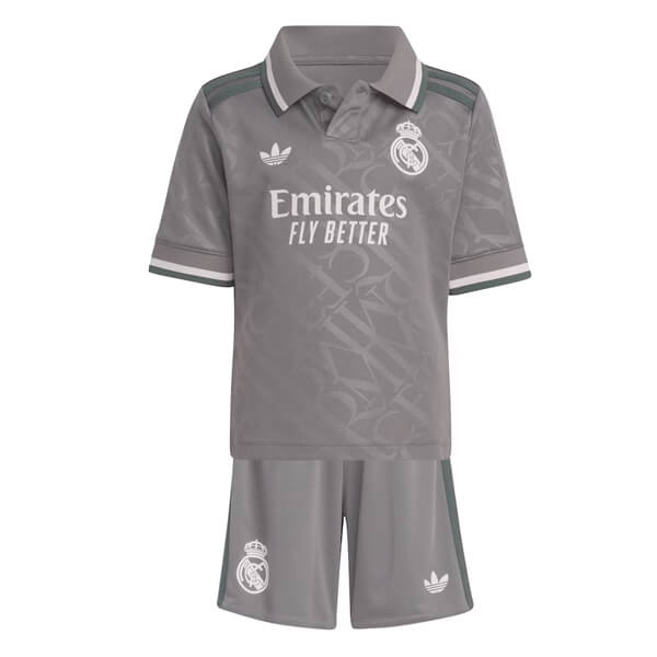 Real Madrid Third Kids Football Kit 24 25