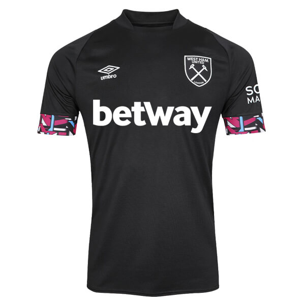 west ham black and gold kit