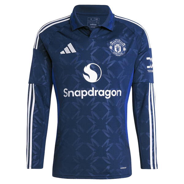 Manchester United Away Long Sleeve Football Shirt 24 25