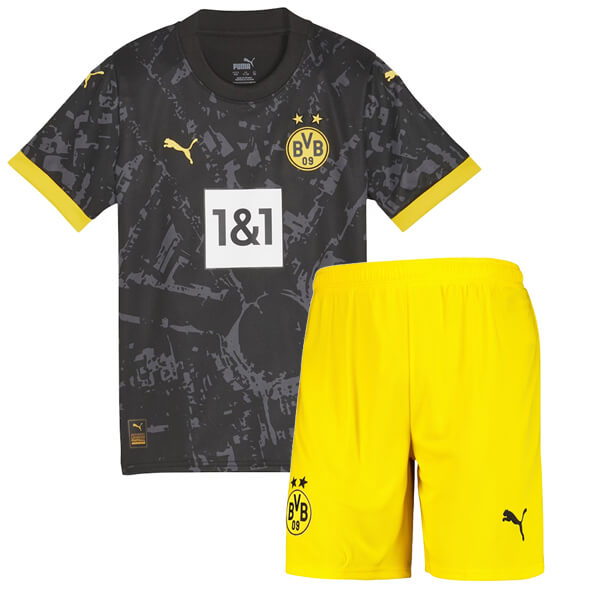 Dortmund Blank Away Kid Jersey