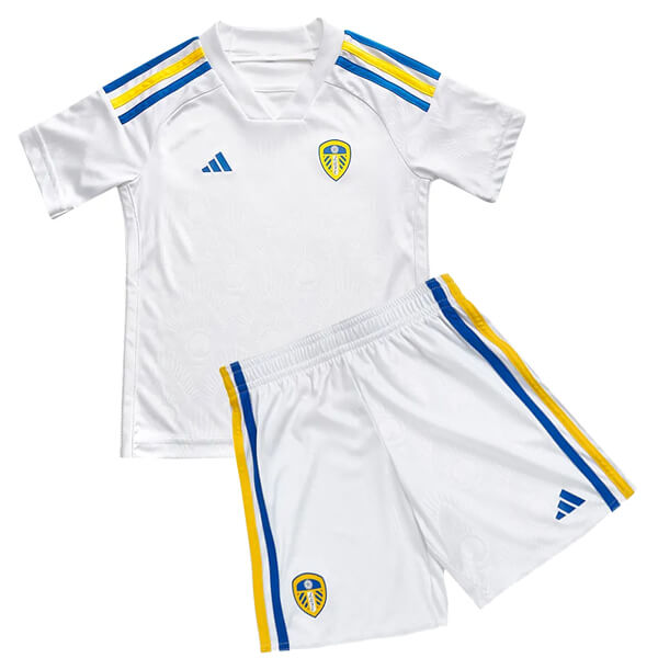 adidas Leeds United FC 23/24 Home Jersey - White