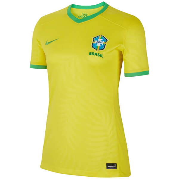 Brazil Womens Home Football Shirt 2023 - Womens - SoccerLord