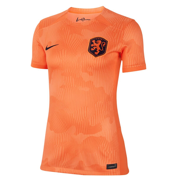 Netherlands Womens Home Football Shirt 2023 Womens 