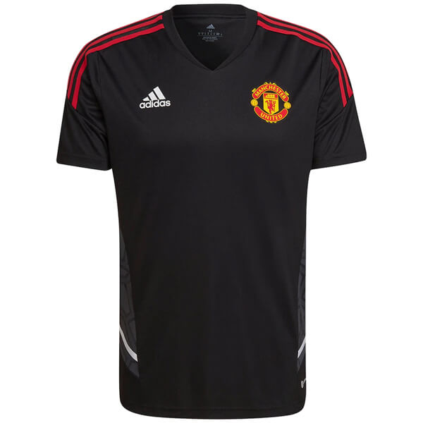 Manchester United Pre Match Football Shirt - Black - SoccerLord