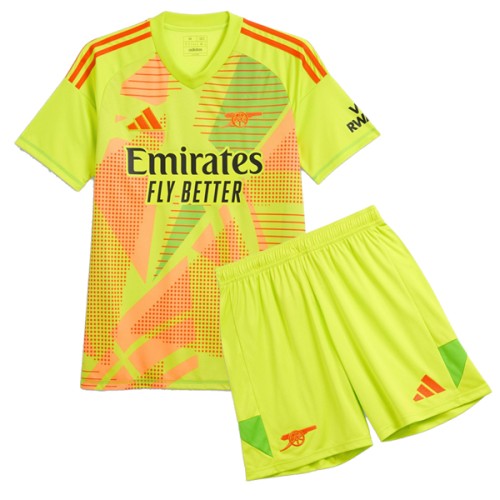 Arsenal Goalkeeper Kids Shirt Kit 24 25