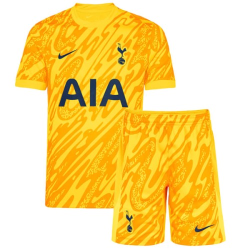 Tottenham Hotspur Home Goalkeeper Kids Football Kit 24 25
