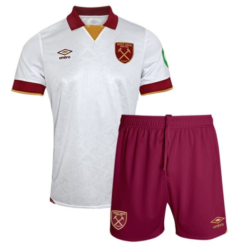 West Ham Third Kids Football Kit 24 25