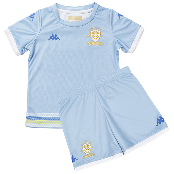 Leeds United Third Kids Football Kit 19/20 - SoccerLord