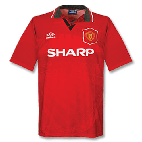 Retro Manchester United Home Football Shirt 94/96 - SoccerLord
