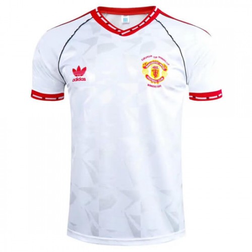 Manchester United 1990 1991 Adidas away football shirt soccer jersey. Size  30-32
