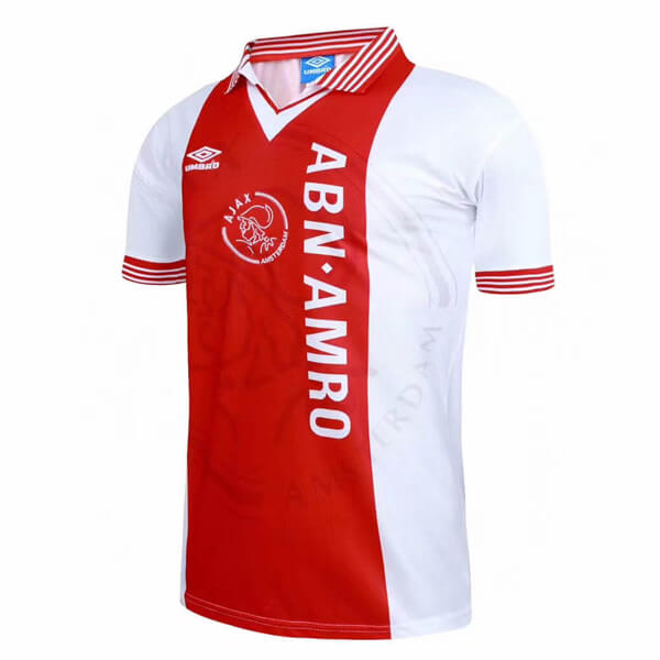huurder naaimachine Vlot Retro Ajax Home Football Shirt 95/96 - SoccerLord