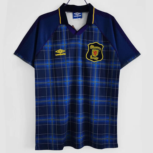 retro scotland football kit