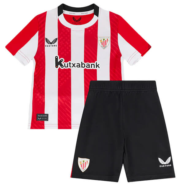 Athletic Bilbao Home Kids Football Kit 24 25