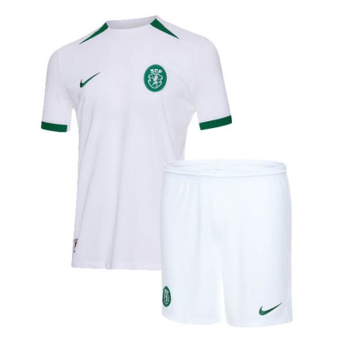 Sporting Lisbon Away Kids Football Kit 24 25