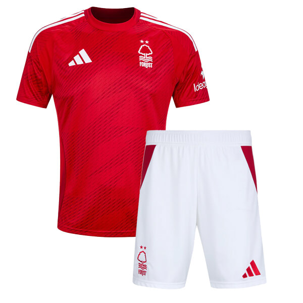 Nottingham Forest Home Kids Football Kit 24 25