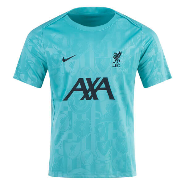 Liverpool Pre Match Training Top Teal