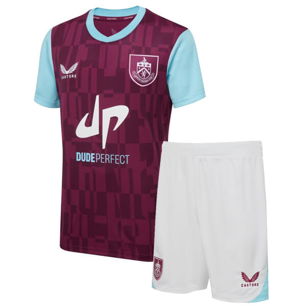 Burnley Home Kids Football Kit 24 25