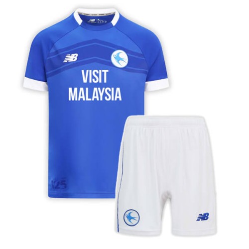 Cardiff City Home Kids Football Shirt 24 25
