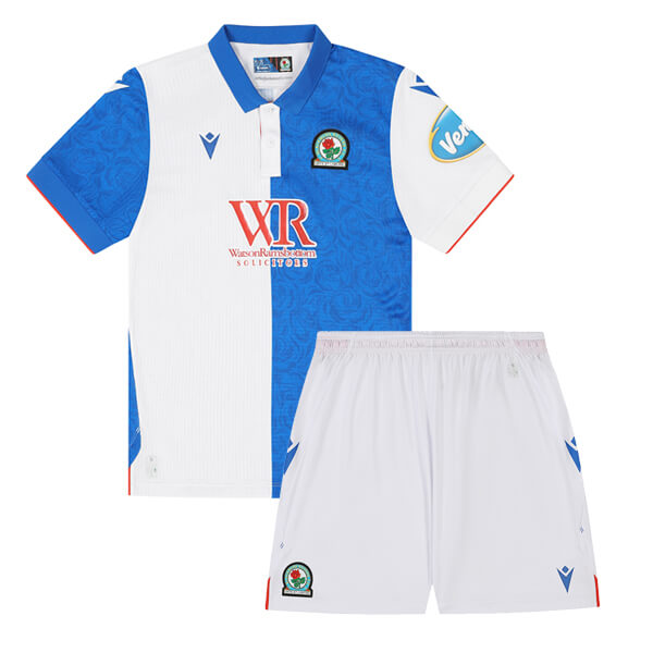 Blackburn Rovers Home Kids Football Kit 24 25