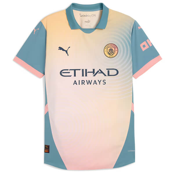 Manchester City 'Definitely City' Player Version Football Shirt 24 25