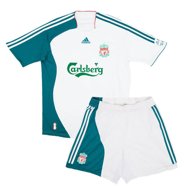 Retro Liverpool Third Kids Football Kit 06 07