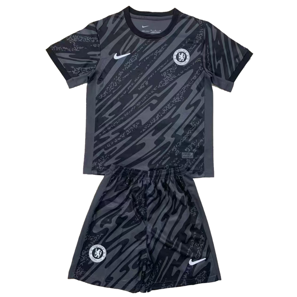 Chelsea Goalkeeper Kids Football Kit 24 25 - Black