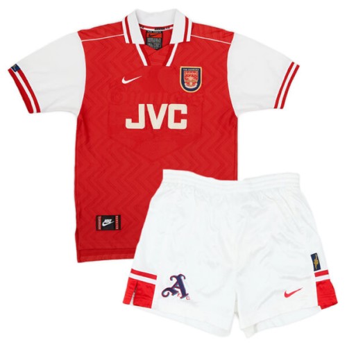 Retro Arsenal Home Kids Football Kit 1996 98